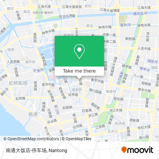 南通大饭店-停车场 map