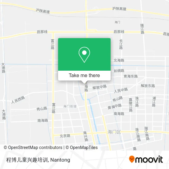 程博儿童兴趣培训 map