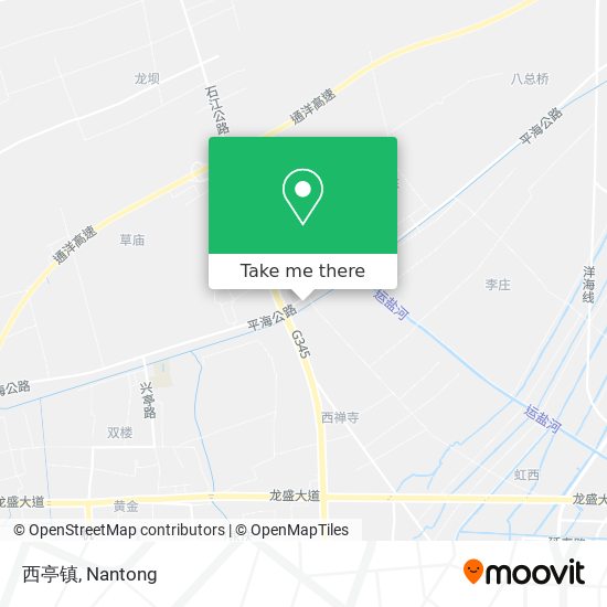 西亭镇 map