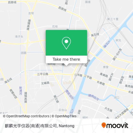 麒麟光学仪器(南通)有限公司 map