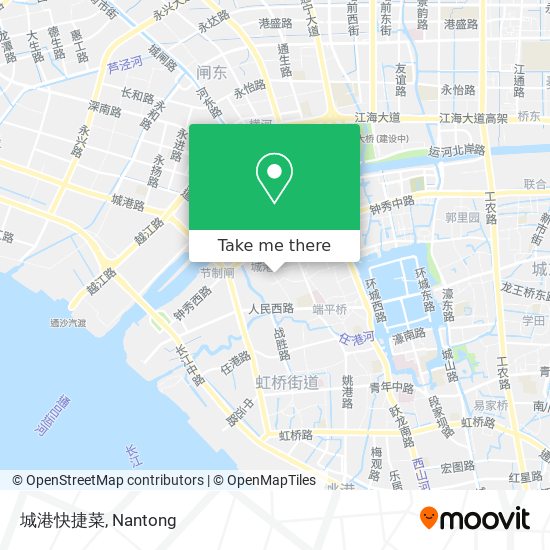 城港快捷菜 map