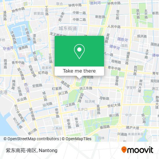 紫东南苑-南区 map