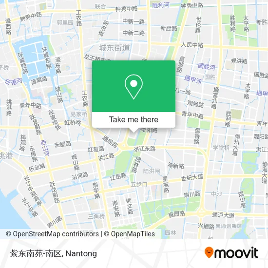 紫东南苑-南区 map