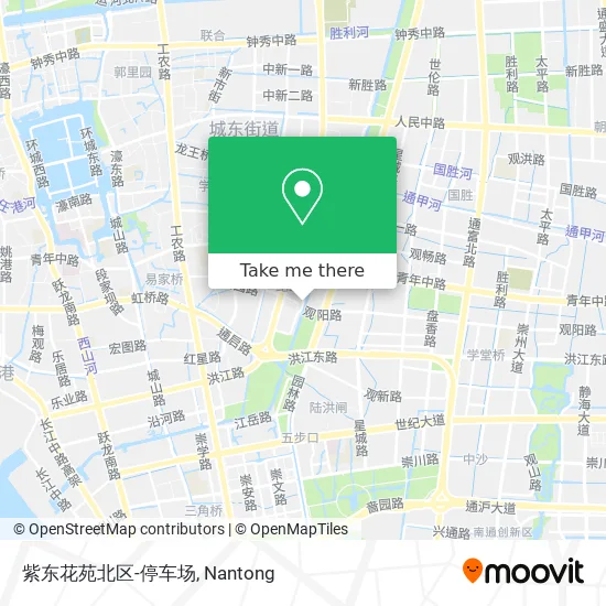 紫东花苑北区-停车场 map