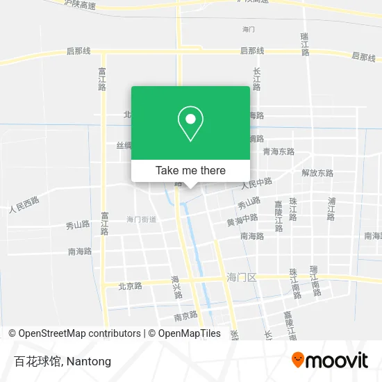 百花球馆 map