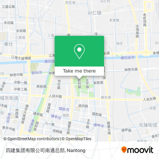 四建集团有限公司南通总部 map