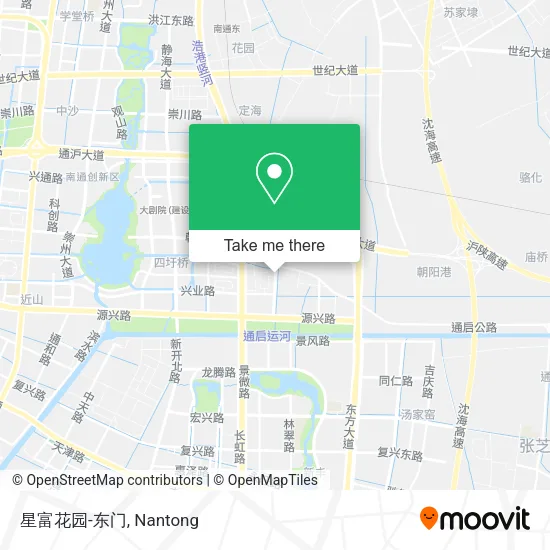 星富花园-东门 map