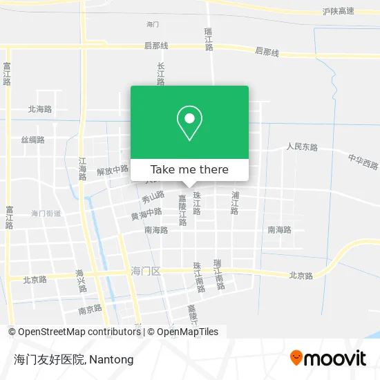 海门友好医院 map