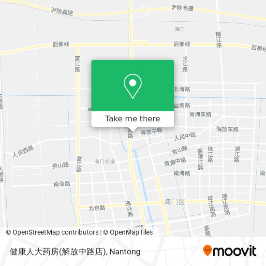 健康人大药房(解放中路店) map