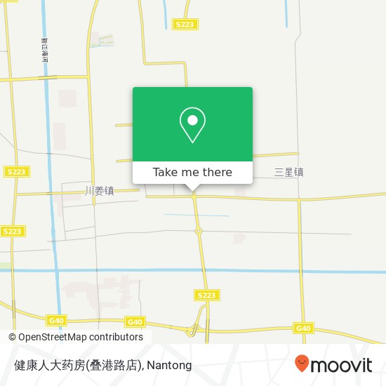 健康人大药房(叠港路店) map