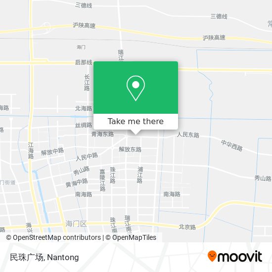 民珠广场 map