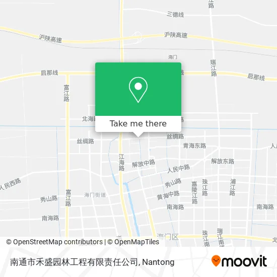 南通市禾盛园林工程有限责任公司 map