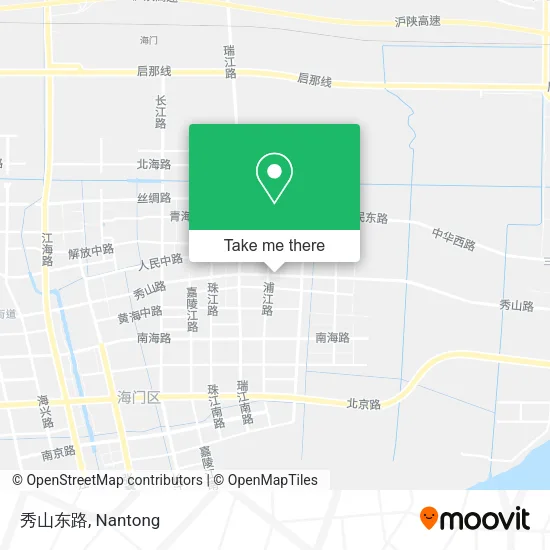 秀山东路 map