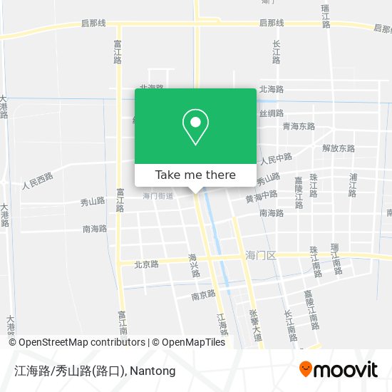 江海路/秀山路(路口) map
