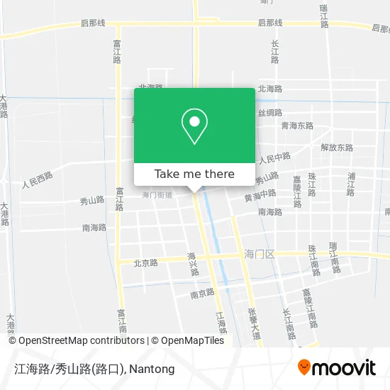 江海路/秀山路(路口) map