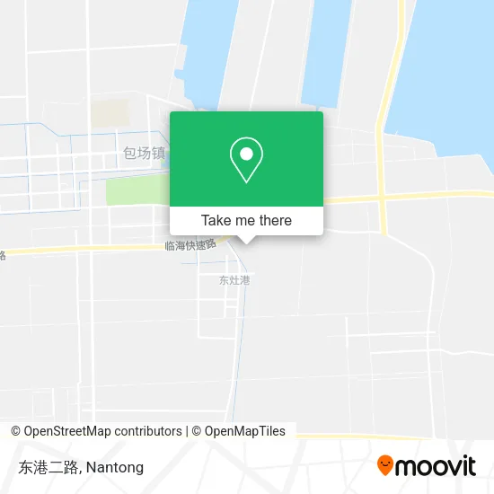 东港二路 map
