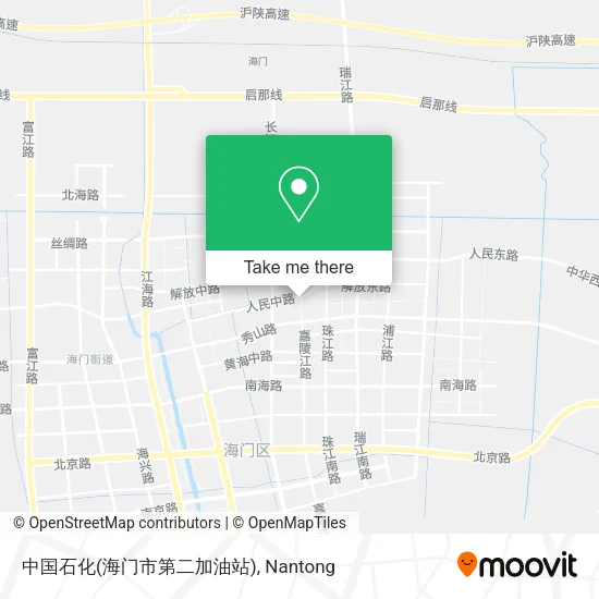 中国石化(海门市第二加油站) map