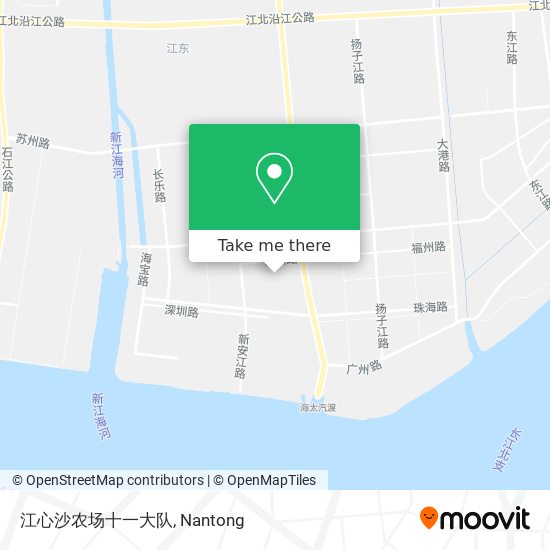 江心沙农场十一大队 map