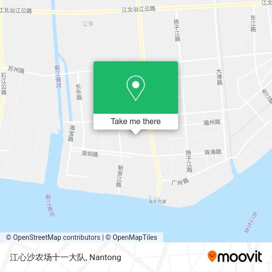 江心沙农场十一大队 map