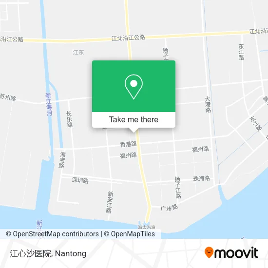 江心沙医院 map