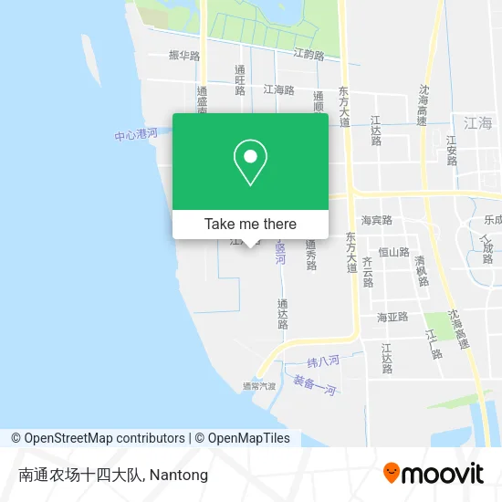 南通农场十四大队 map