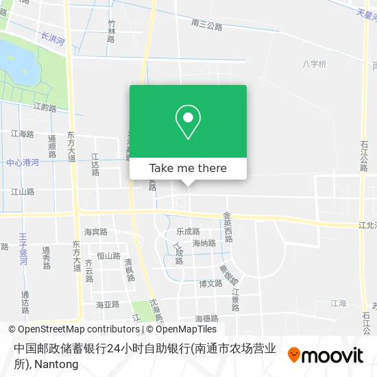 中国邮政储蓄银行24小时自助银行(南通市农场营业所) map