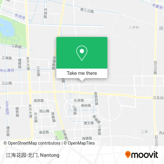 江海花园-北门 map
