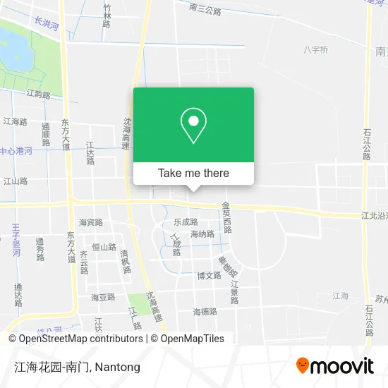江海花园-南门 map
