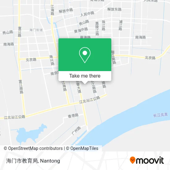 海门市教育局 map