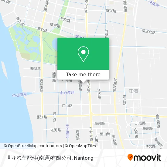 世亚汽车配件(南通)有限公司 map