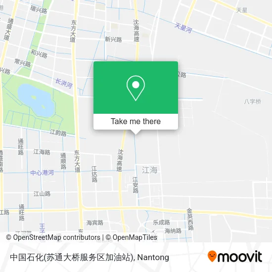 中国石化(苏通大桥服务区加油站) map