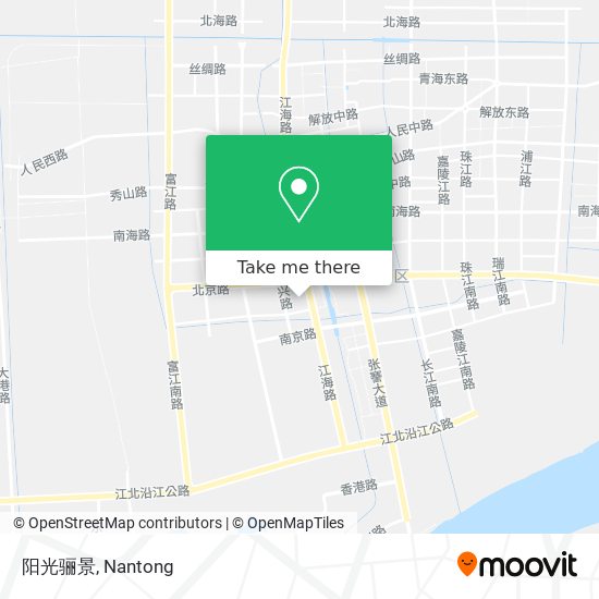 阳光骊景 map