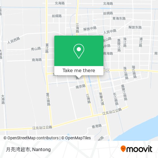月亮湾超市 map
