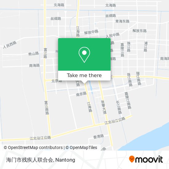 海门市残疾人联合会 map