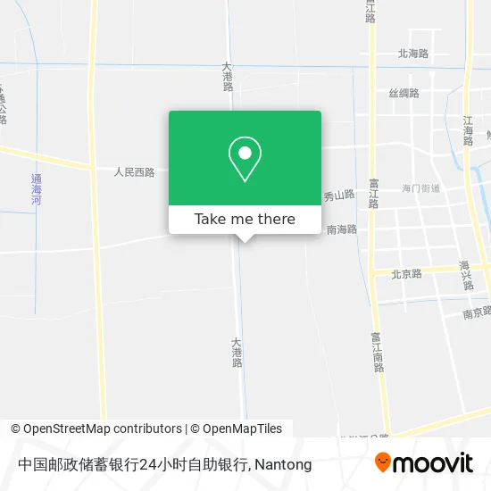 中国邮政储蓄银行24小时自助银行 map