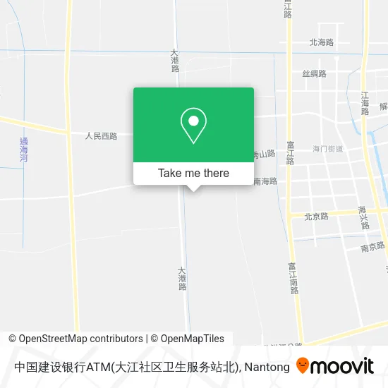 中国建设银行ATM(大江社区卫生服务站北) map