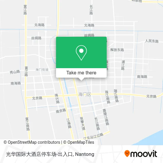 光华国际大酒店停车场-出入口 map