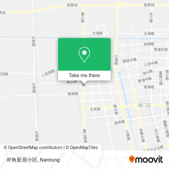 岸角新居小区 map