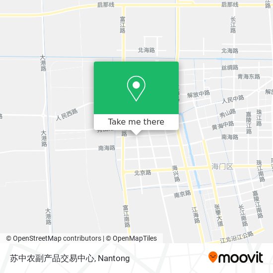 苏中农副产品交易中心 map