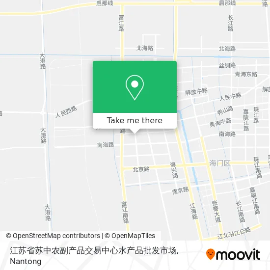 江苏省苏中农副产品交易中心水产品批发市场 map
