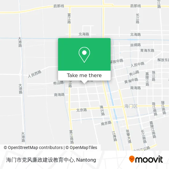 海门市党风廉政建设教育中心 map