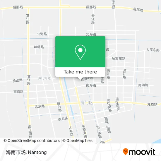 海南市场 map