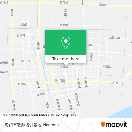 海门市教师培训基地 map