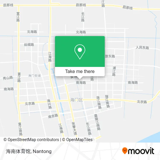 海南体育馆 map