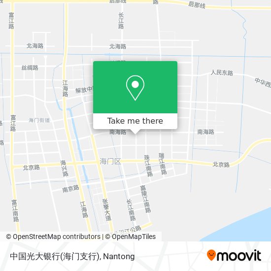 中国光大银行(海门支行) map