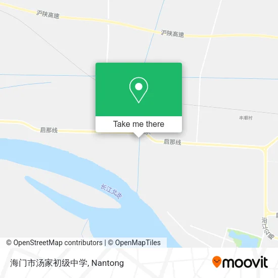 海门市汤家初级中学 map