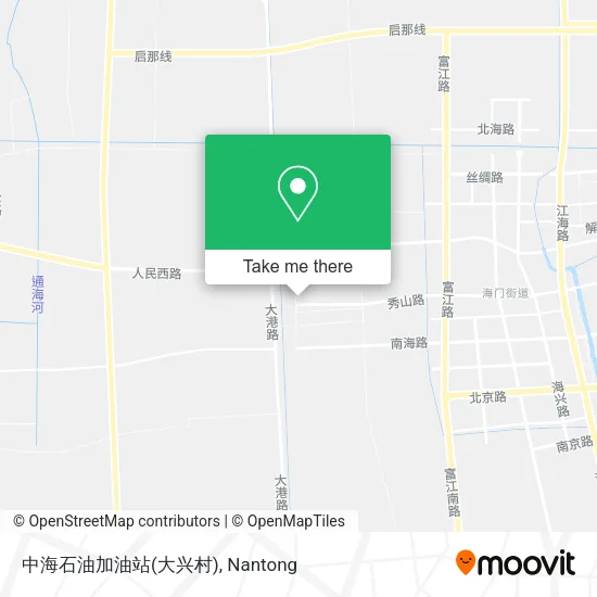 中海石油加油站(大兴村) map