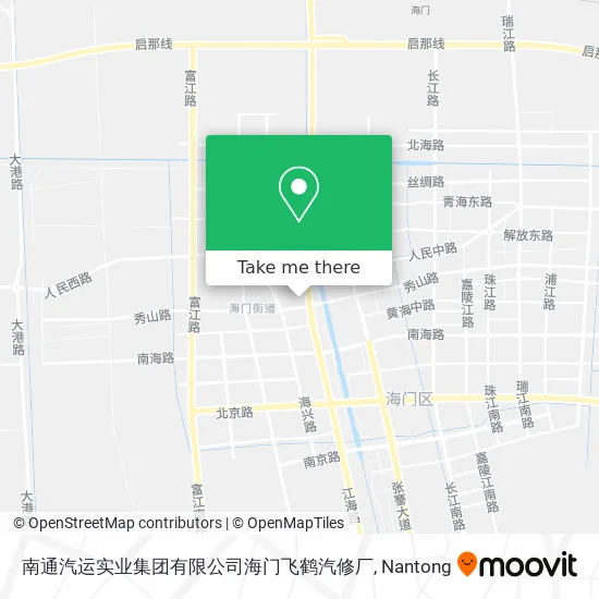 南通汽运实业集团有限公司海门飞鹤汽修厂 map