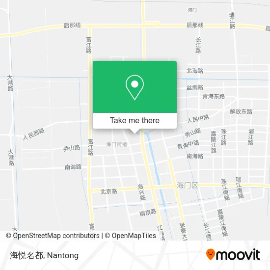 海悦名都 map