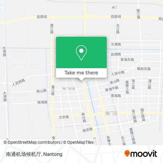 南通机场候机厅 map